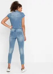 Jeans-Jumpsuit mit Knöpfen, RAINBOW