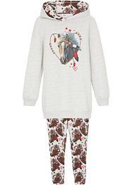 Mädchen Sweatshirt und Leggings (2-tlg.Set) Bio-Baumwolle, bpc bonprix collection