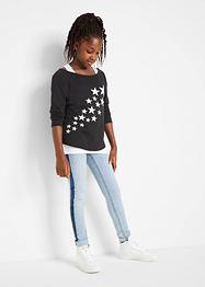 Mädchen Shirt mit Top (2-tlg. Set) aus Bio-Baumwolle, bpc bonprix collection