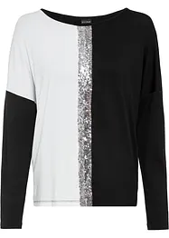 Shirt mit Pailletten, bonprix