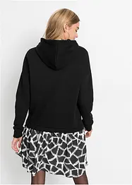 Sweatkleid in 2-in-1 Optik, bonprix