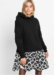 Sweatkleid in 2-in-1 Optik, bonprix