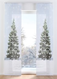 Schiebegardine mit winterlichem Druck (1er Pack), bpc living bonprix collection