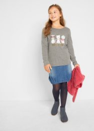 Mädchen Langarmshirt mit Bio-Baumwolle, bpc bonprix collection