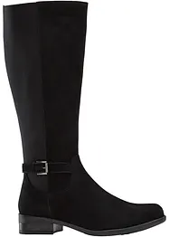 Weitschaftstiefel aus Leder, bonprix