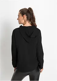 Oversize-Longshirt mit Kapuze, bonprix