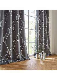 Verdunkelungsvorhang mit Glanzdruck (1er Pack), bpc living bonprix collection