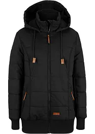 Outdoorjacke mit Lederimitat-Details, bonprix