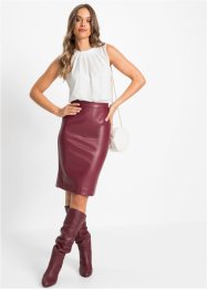 Pencil-Skirt, Leder-Imitat, BODYFLIRT boutique