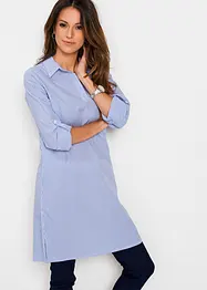 Hemdblusenkleid aus reiner Baumwolle, bonprix