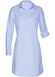 Hemdblusenkleid aus reiner Baumwolle, bonprix
