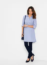 Hemdblusenkleid aus reiner Baumwolle, bonprix