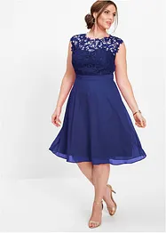 Minikleid mit Spitze, bonprix