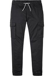 Slim Fit Stretch-Schlupfhose mit Cargotaschen, Straight, RAINBOW