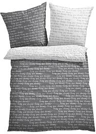 Wendebettwäsche mit Statement, bpc living bonprix collection