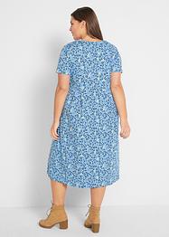 Baumwoll-Jerseykleid, Midilänge, bpc bonprix collection