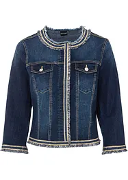 Jeansjacke mit Fransen, bonprix