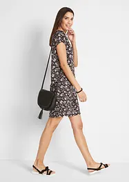 Shirtkleid mit seitlichen Schlitzen aus reiner Baumwolle (2er Pack), bonprix