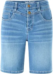 Jeans Bermuda Slim Fit Mid Waist, bonprix