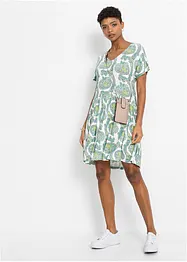 Shirtkleid aus fließendem Viskose-Elasthan-Mix, bonprix