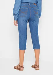 Slim Jeans, Mid Waist, Capri, bonprix