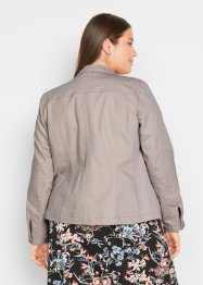 Jacke aus Baumwoll-Twill mit seitlichen Stretcheinsätzen, bpc bonprix collection