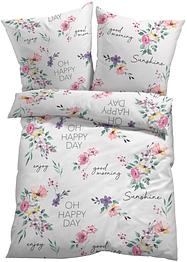 Bettwäsche mit Statement, bpc living bonprix collection