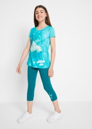 Mädchen Shirt und 3/4 Leggings (2-tlg.Set), bpc bonprix collection