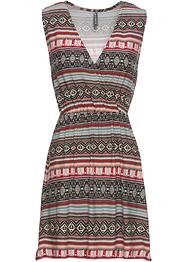 Jerseykleid mit graphischem Druck, RAINBOW