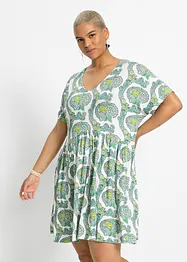 Shirtkleid aus fließendem Viskose-Elasthan-Mix, bonprix