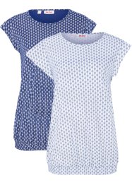 Shirt, Doppelpack, bedruckt, Mini-Arm, John Baner JEANSWEAR