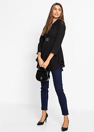 Longbluse mit Gürtel mit recyceltem Polyester, BODYFLIRT