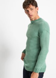 Rundhals-Pullover mit überschnittenen Schultern, RAINBOW