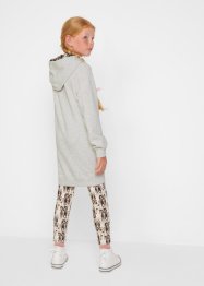Mädchen Kapuzen-Sweatshirt + Leggings (2-tlg.Set) mit Bio-Baumwolle, bpc bonprix collection