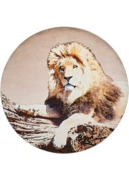 Runder Teppich mit großem Löwenmotiv, bpc living bonprix collection
