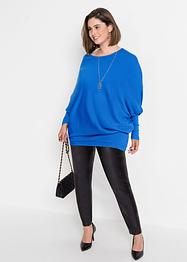 Oversize-Pullover mit asymmetrischem Saum, BODYFLIRT
