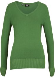 Feinstrick-Pullover mit V-Ausschnitt, bpc bonprix collection
