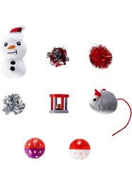 Katzenspielzeug  mit weihnachtlichen Motiven (8-tlg-Set), bpc living bonprix collection