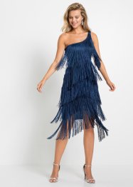 One-Shoulder-Kleid mit Fransen, BODYFLIRT boutique