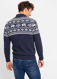 Norweger Strickjacke aus reiner Baumwolle, bonprix