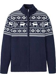 Hautfreundliche Norweger Strickjacke aus Baumwolle, bpc bonprix collection