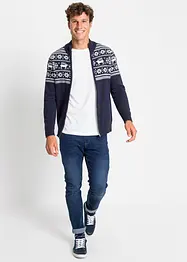 Norweger Strickjacke aus reiner Baumwolle, bonprix