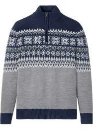 Norweger-Pullover mit Troyerkragen, bpc bonprix collection