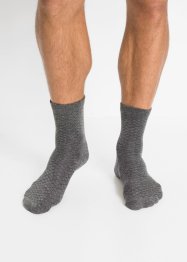 Socken (4er Pack) mit druckfreiem Bündchen mit Bio-Baumwolle, bpc bonprix collection