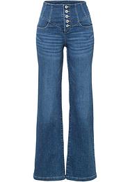 Schlagjeans Highwaist mit recyceltem Polyester, RAINBOW