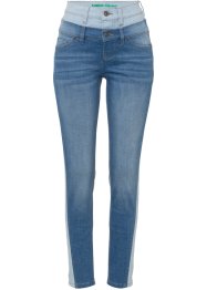 Skinny Jeans mit doppeltem Bund aus Bio-Baumwolle, RAINBOW