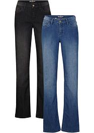 Komfort-Stretch-Jeans, Straight, 2-er Pack, John Baner JEANSWEAR