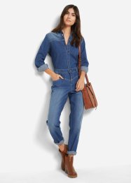 Jeans-Overall mit Stretch, John Baner JEANSWEAR