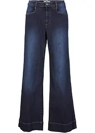 Wide Leg Jeans Mid Waist, Stretch, bonprix