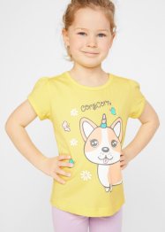 Mädchen T-Shirt (2er-Pack) aus Bio-Baumwolle, bpc bonprix collection